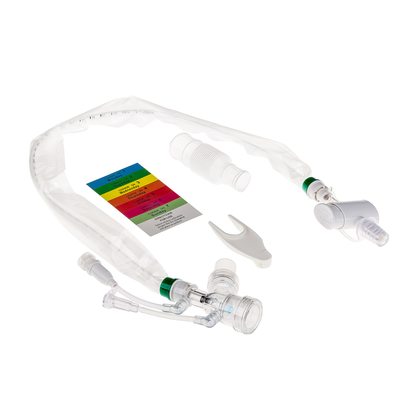 Goede prijs. PVC-materiaal gesloten zuigstelsel ((Y-stuk) 24 uur tracheostomie 14Fr 300mm voor luchtwegbeheer online