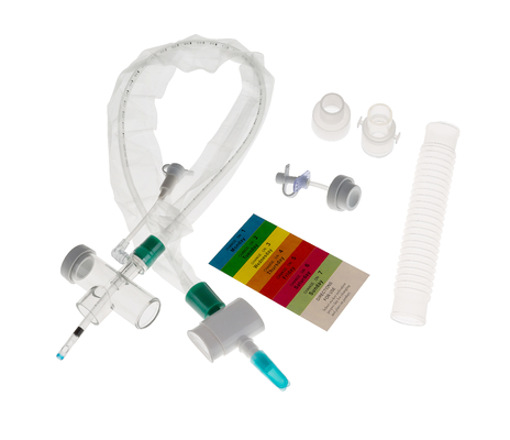 Endotracheal 7Fr Closed Suction System for ETT Inline Catheter Suctioning T piece