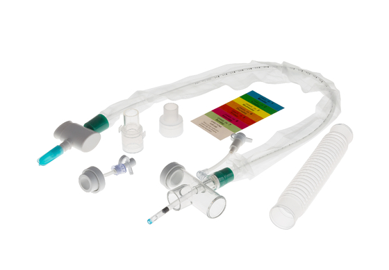 Endotracheal 7Fr Closed Suction System for ETT Inline Catheter Suctioning T piece