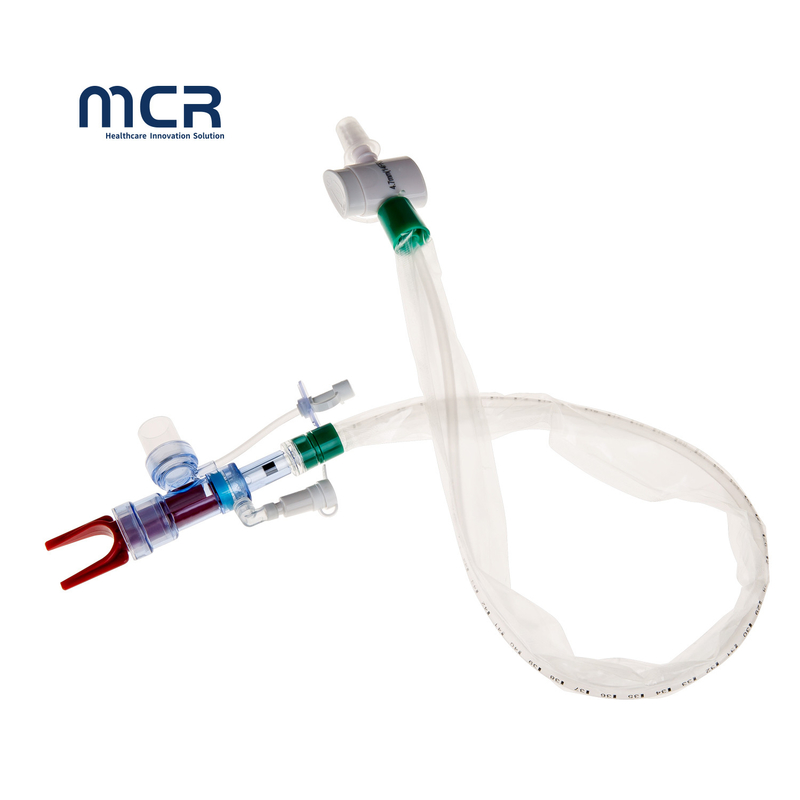 Closed Suction System 72H Disposable Closed Suction Catheter Automatic Flushing l type