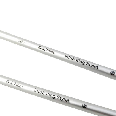 Medische intubatie stilet bevat een aluminium kern en zachte touch buitenste behuizing