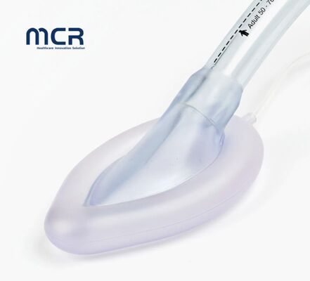 Wegwerp PVC Larynxmasker met Ethyleenoxide Sterilisatie en Inzakkingsbestendige Flexibele Tube voor Economisch Luchtwegbeheer