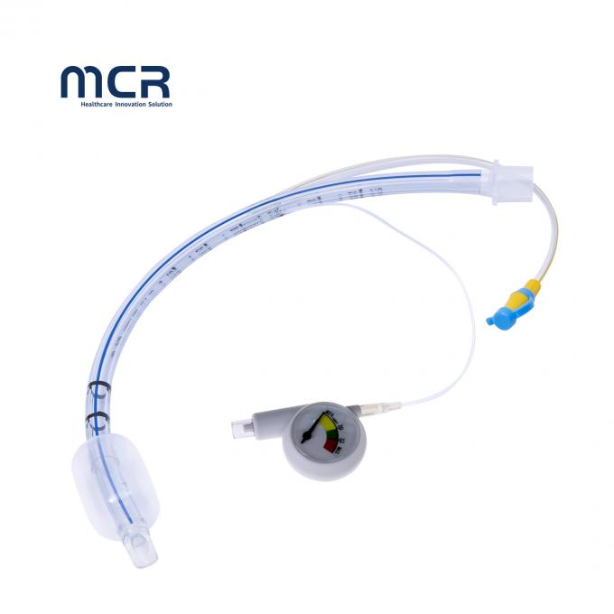 Eenmalige endotracheale buis met PU-manschet, zuigpoort, drukindicator 0