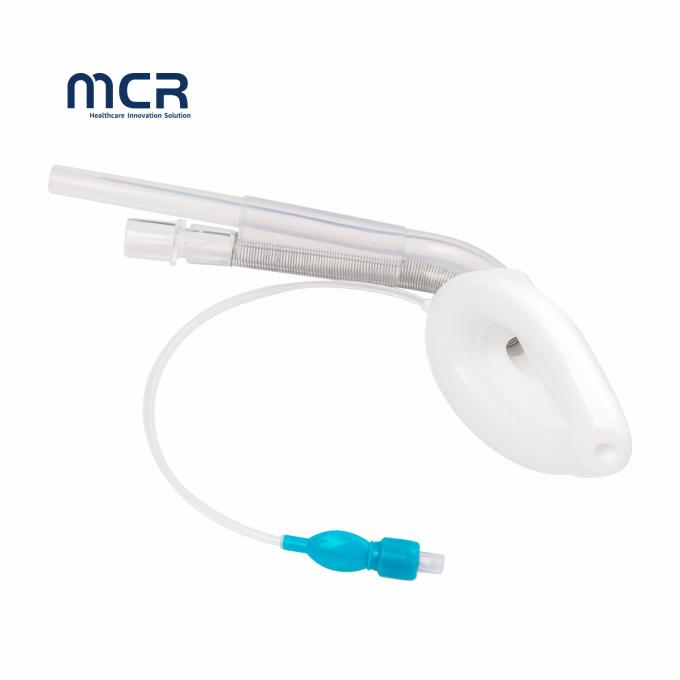 Dubbel lumen gebogen larynxmasker luchtweg Silicone LMA 0
