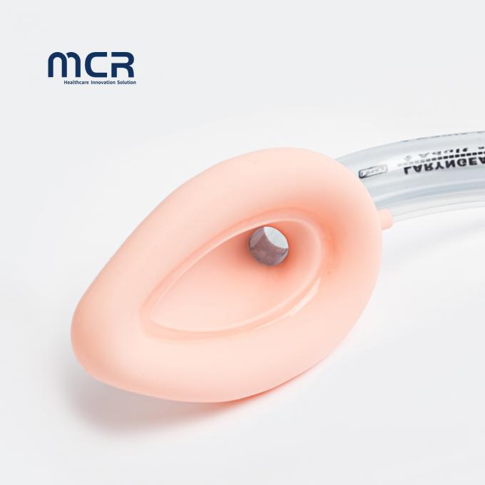 Eenmalig 95 graden gebogen PVC voorgevormd keelmasker luchtweg voor oraal gebruik 2