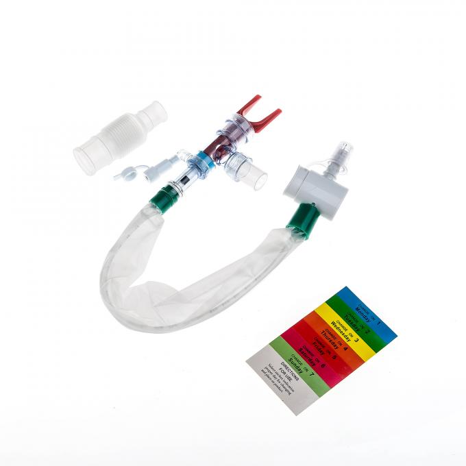 Endotracheale automatische spoeling 10Fr Gesloten zuigkatheter systeem 72H 0